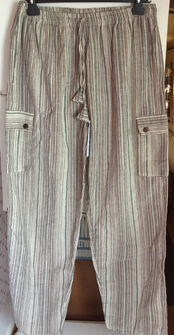 Striped Summer Trousers ( fx9675) - Image 3