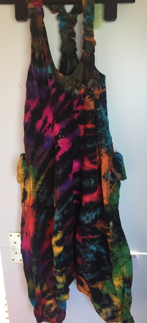 Tie-dye dungarees (CH038)