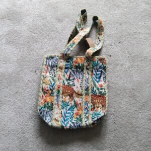 Green Animal Print Small Bag