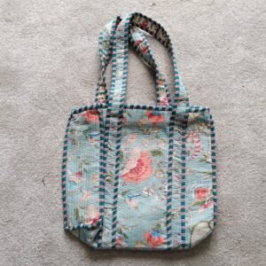 Mint Green Multi Flowered Bag