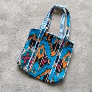 Turquoise Multi Coloured Medium Size Bag