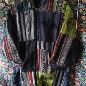 Fleece lined jacket Green 1